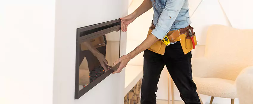 Metal Fireplace Installation in Orchards, Washington