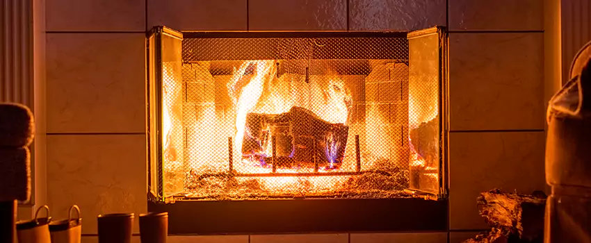 Mendota Hearth Landscape Fireplace Installation in Orchards, Washington