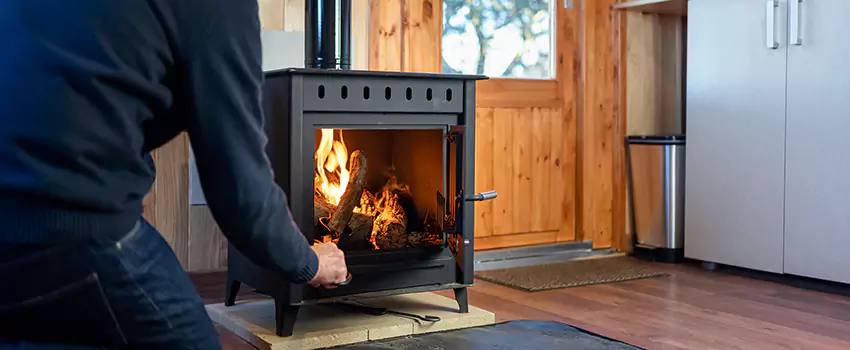Open Hearth Wood Fireplace Installation in Orchards, WA